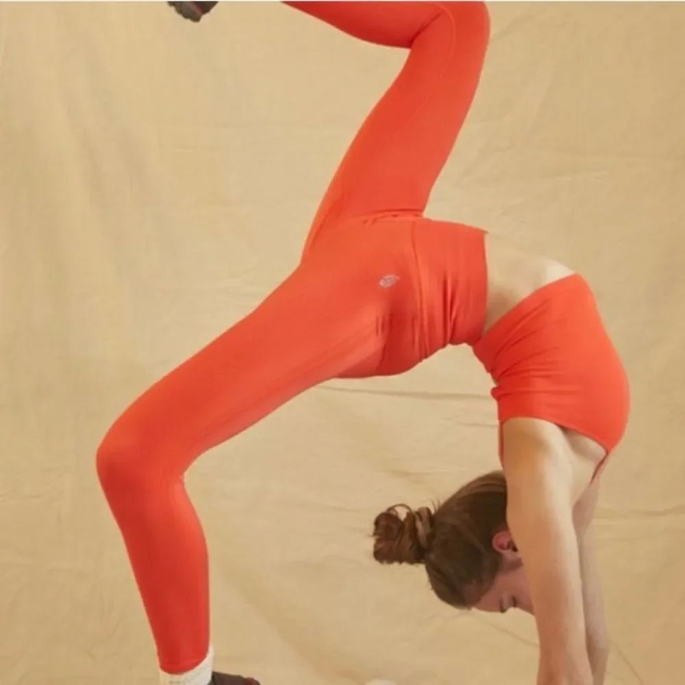 FP Movement Black Free Throw Leggings in Garnet size XS/S